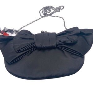 NWT. Macy’s. Small black small evening bag clutch